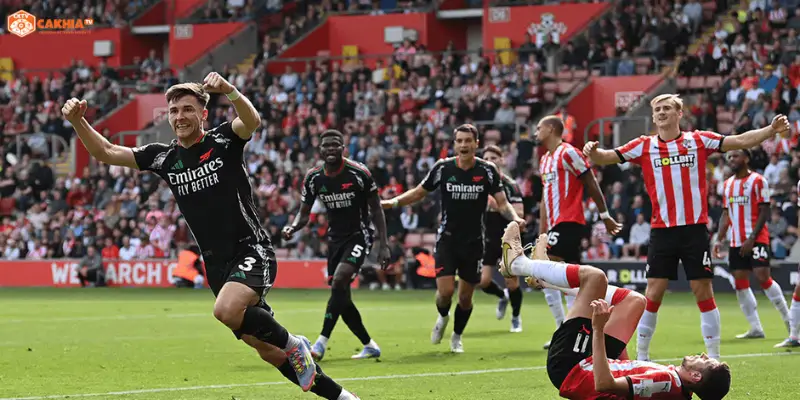Khoảnh khắc quyết định trong trận Southampton vs Arsenal đầy kịch tính
